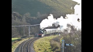 Corfe Castle to Harmans Cross with T3 on the Swanage Railway  06012024 [upl. by Hpsoj]