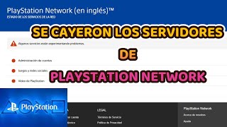 Hay un Problema con PLAYSTATION NETWORKPS3 PS4 PS5 PSVITA Online STORE PLAYSTATION SERVERS DOWN [upl. by Elihu]