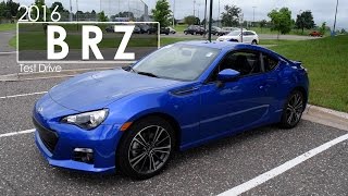 2016 Subaru BRZ Review  Test Drive  Road Test [upl. by Aerdnael]