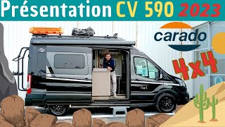 AVENTURE 4X4  Présentation fourgon CARADO CV 590 modèle 2023 Instant CampingCar [upl. by Christis382]