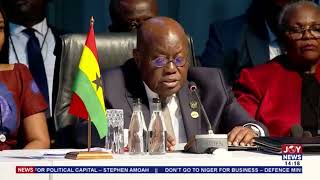 BRICS Summit President AkufoAddo speaks [upl. by Melda]