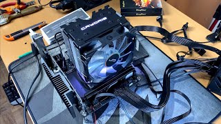 Armado y Test i59600K5GHz ASRock Z390 PG ITX  Cryorig H7 QUAD LUMI RGB  ApacerGeil  Seasonic [upl. by Eisso]