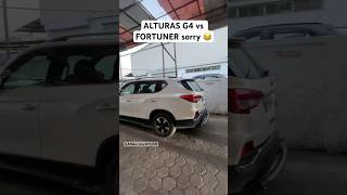 ALTURAS G4 vs FORTUNER😂sorry gasguzzlerayush mahindra fortuner viral shorts [upl. by Lamson]