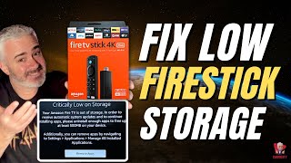 LOW STORAGE FIX FOR FIRE TV DEVICES FIRESTICK CUBE OR TV  EASY METHOD [upl. by Eillehs]