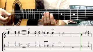 Besame Mucho Theme  Gypsy Jazz Guitar Tabs [upl. by Pompei371]