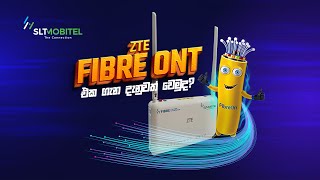 ZTE Fiber ONT එක ගැන දැනුවත් වෙමු [upl. by Florette]