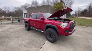 3rd Gen Tacoma first engine swap completed LF3 CTS Vsport engine [upl. by Bald]