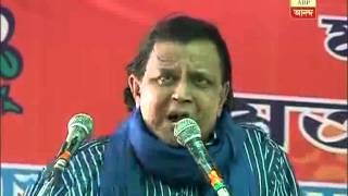 Mithun mentions ABP AnandaNielsen survey is his speech at a TMC poll rally [upl. by Nhar]