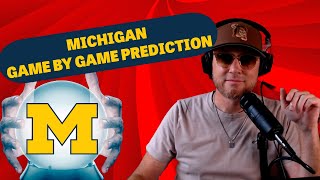 2024 MICHIGAN WOLVERINES GAME BY GAME PREDICTION  COLLEGE FOOTBALL [upl. by Paik435]