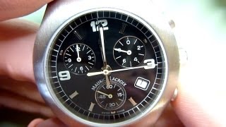 How to fit a new quartz watch movement Watch repair techniques ETA 251262 chronograph [upl. by Judon102]