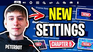 Peterbots NEW Settings In Fortnite Chapter 5 BEST STRETCHED RES [upl. by Hermes278]