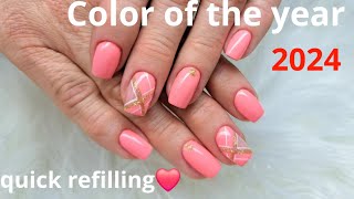 Quick Filling with Color of the Year for Beginners [upl. by Aiak]