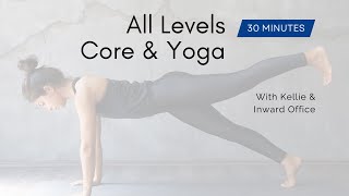 Core Strength  Yoga Stretch 30 mins with Kellie [upl. by Bertero933]