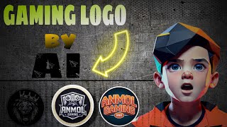 Make Your Gaming Logo By AI 😱  How To Make Gaming Logos 2024 [upl. by Eillod]