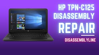 HP TPN C125 Disassembly [upl. by Atilehs]