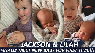 HEARTWARMING LPBW JACKSON AND LILAH ROLOFF FINALLY MEET NEW BABY FOR FIRST TIME SEE [upl. by Mian]