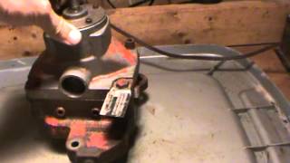 WheelHorse hydro motor disassembly Part1 [upl. by Sadnalor]