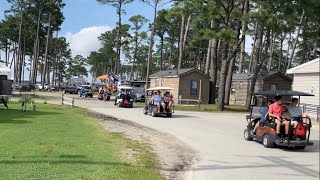 Golf Cart Parade At Cherrystone Family Camping Resort [upl. by Galatia]