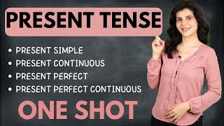 All Present Tense In English Grammar With Examples  Simple Continuous Perfect amp PC  ChetChat [upl. by Yrakaz146]