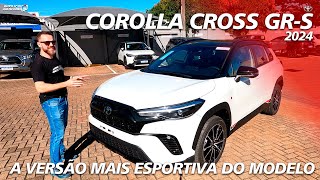 COROLLA CROSS GR SPORT 2024  A Versão Esportiva do SUV [upl. by Nerua]