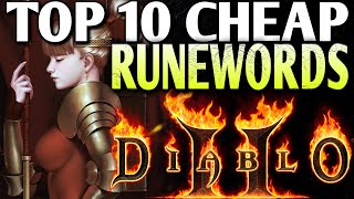 Top 10 Beginner AMAZON Runewords in Diablo 2 Resurrected [upl. by Merrily]