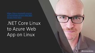 NET Core Linux to Azure App App on Linux [upl. by Squires]