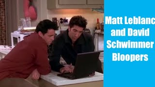 Adorable Matt Leblanc and David Schwimmer Bloopers [upl. by Anatlus]