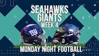 Monday Night Football Preview Giants Vs Seahawks Week 4 [upl. by Pelagi]