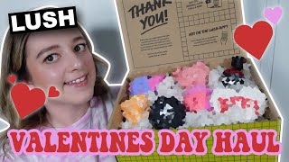 LUSH VALENTINES DAY HAUL 2024 ðŸ’•  UNBOXING amp FIRST IMPRESSIONS â€¢ Melody Collis [upl. by Arenat]