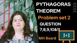 class 10Pythagoras Theoremproblem set 2q7 to 11IMP questions of Pythagoras Theorem 🔥 [upl. by Mulac]