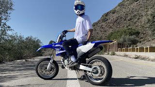 Convertimos la Yamaha Yz125 a Supermotard [upl. by Sirac57]