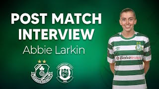 Abbie Larkin l Post Match Interview v Peamount United l 10 June 2023 [upl. by Aitan962]