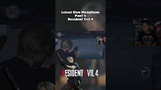 Lokasi Blue Medallions  Chapter 4  Resident Evil 4 shorts [upl. by Ahsiuqel]