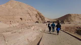 Arriving at Abu Simbel alongside Lake Nasser [upl. by Olrac]