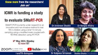 LIVE SMaRTPCR researchers share insights on modified mask  RTPCR to find TB in children [upl. by Enelie]