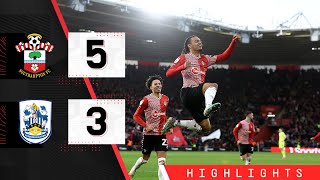 HIGHLIGHTS Southampton 53 Huddersfield  Championship [upl. by Nina]