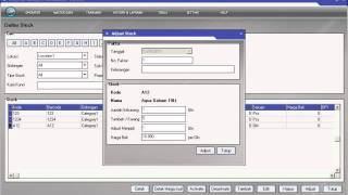 Easy POS Manager Retail PRO 3 Cara Melakukan Adjustment Stok avi [upl. by Enidanreb385]