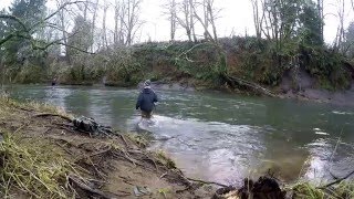 Huge Native Coho Slams Twitching Jig as Soon as it Hits the Water [upl. by Kalin]