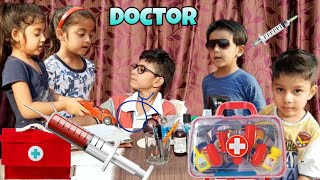 Kids Pretend Play with Doctor Set  Doctor Toys  Doctor Game  Doctor and Patients  littleminds [upl. by Grenier]