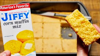 How To Make Cornbread With Jiffy Cornbread Mix [upl. by Nappie]