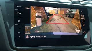 Volkswagen Tiguan 2018 Origineel Achteruitrijcamera  Camera Achteraf Inbouw [upl. by Intirb]