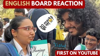 😱 FAILED Exam Class 12 English Paper REACTION by Students  FIRST on YouTube cbse [upl. by Berk]