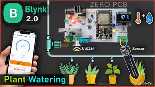 IoT Based Plant Watering System Indoor project using ESP32 Blynk  IoT Projects 2023 [upl. by Jen793]