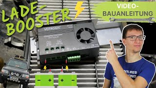 🔋 Wie du den Votronic Ladebooster für eine BordZweitbatterie einbaust ⚡️ Schritt für Schritt ✅ [upl. by Araed]