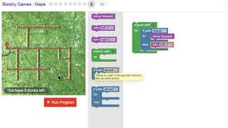 Blockly Maze Level 9 Solution [upl. by Ennayelsel893]