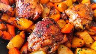 Hauts de cuisse de poulet aux carottes [upl. by Herra]