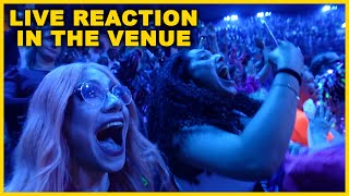 Eurovision 2022 LIVE reaction to the results  winner from inside the venue in Turin Italy [upl. by Nakashima]