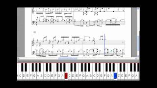 Comptine dun autre ete Piano Tutorial normal speed [upl. by Yenots]