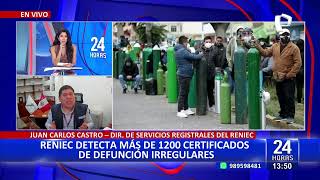 ¡Increíble Reniec detectó más de 1 mil certificados de defunción irregulares desde el 2020 [upl. by Cthrine]