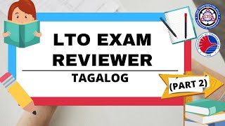 LTO EXAM REVIEWER 20212022 UPDATED  OLD WRITTEN EXAM  TAGALOG  PART 2  ZENNIBIT [upl. by Gilbertson]